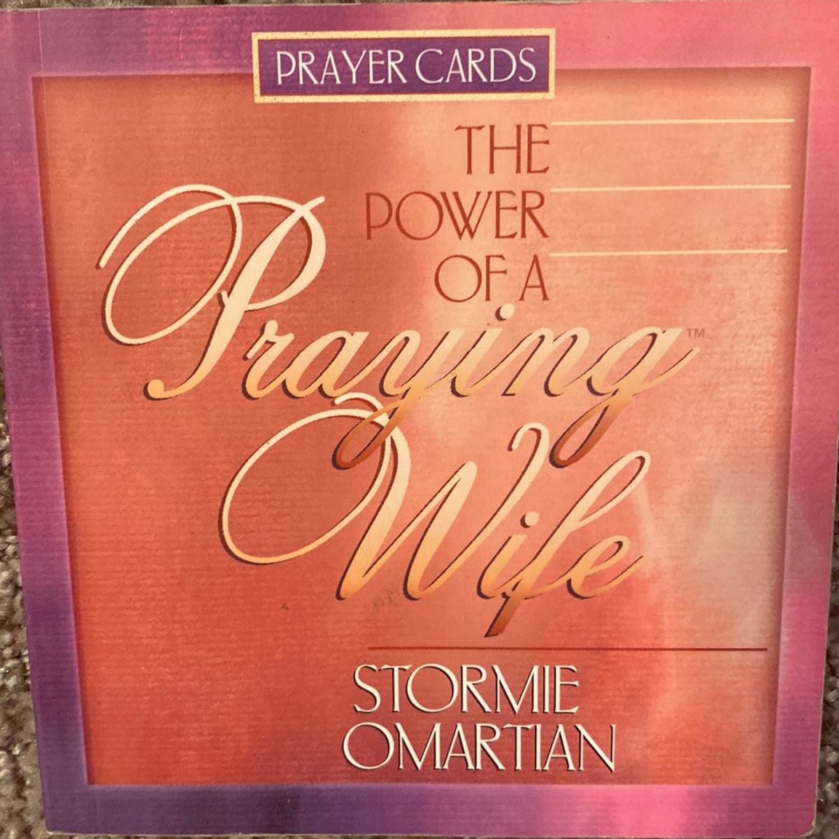 The Power of a Praying Wife Prayer Cards by Stormie