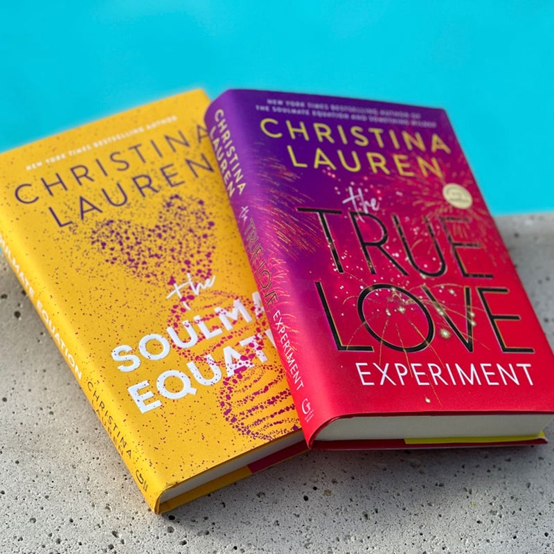 SIGNED by hand Two Books Bundle The Soulmate Equation The True Love Experiment 