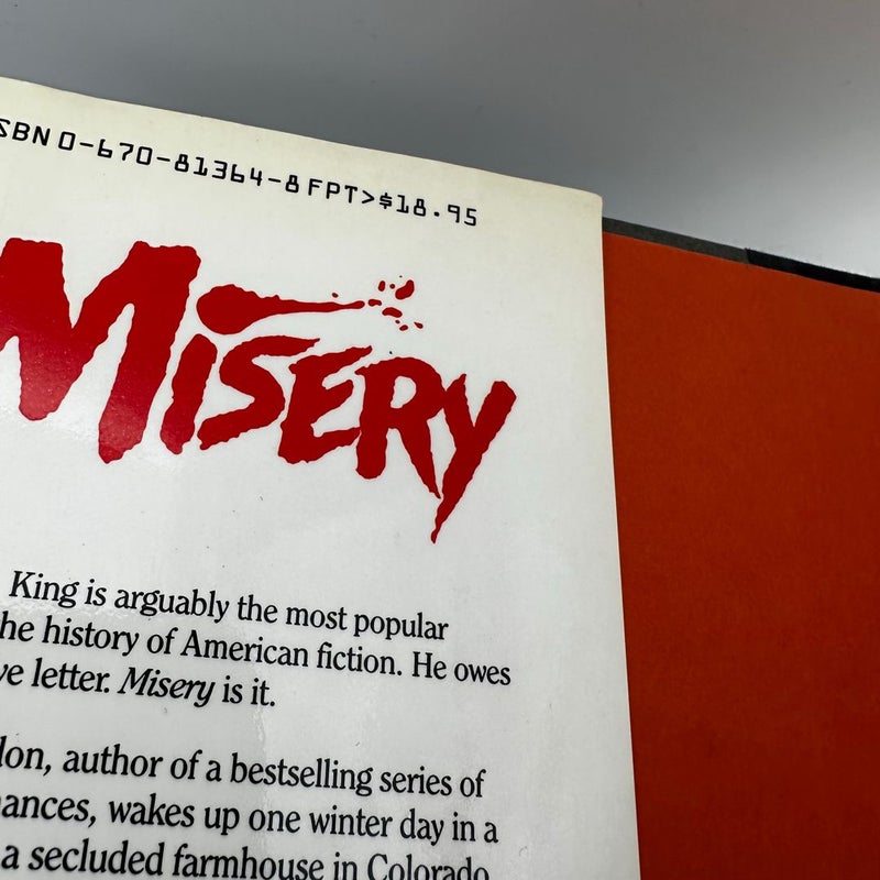 Misery (1st edition 1st print $18.95)