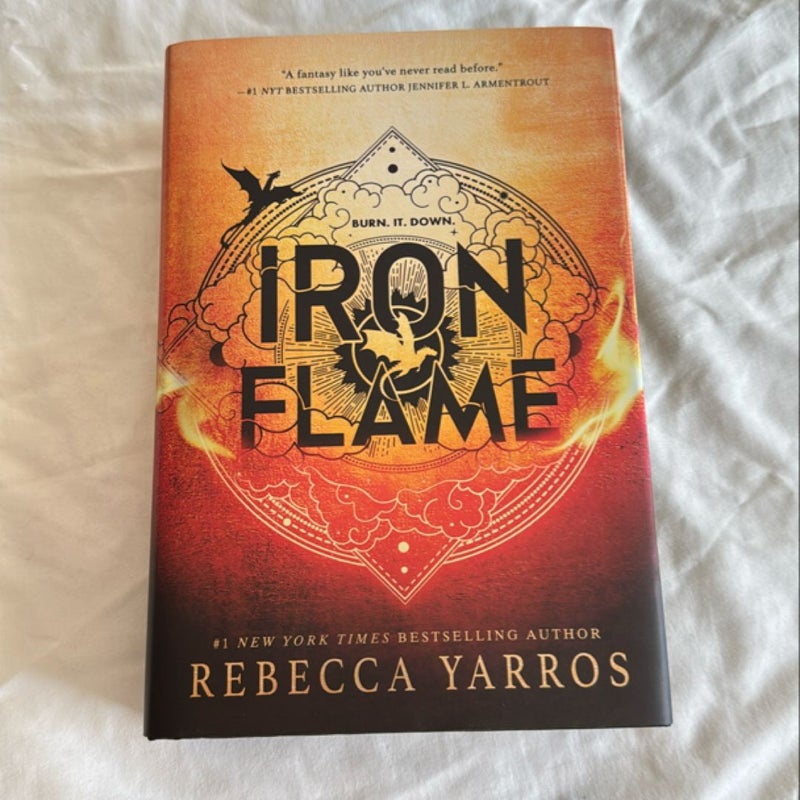 Iron Flame First Edition NO MISPRINT 