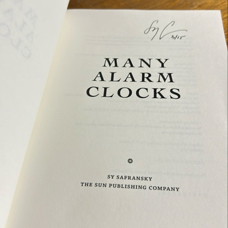 Many Alarm Clocks