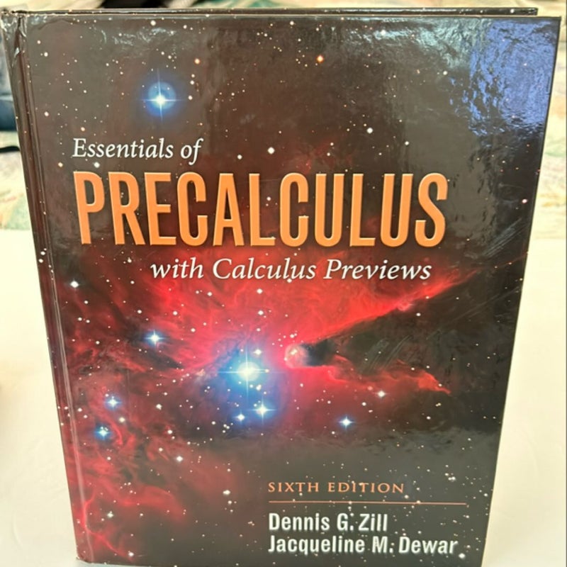 Essentials of Precalculus with Calculus Previews