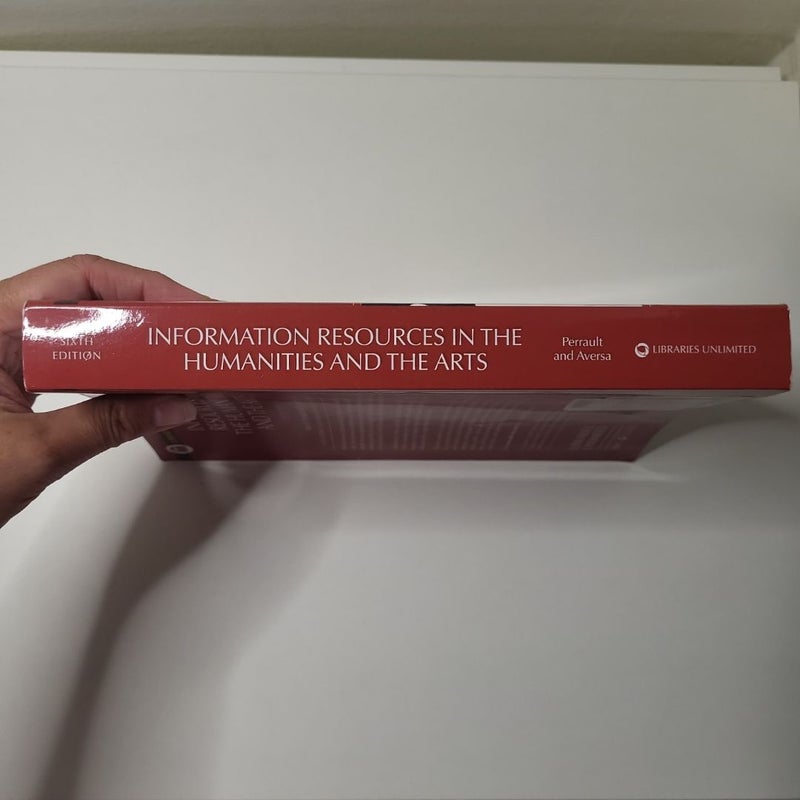 Information Resources in the Humanities and the Arts