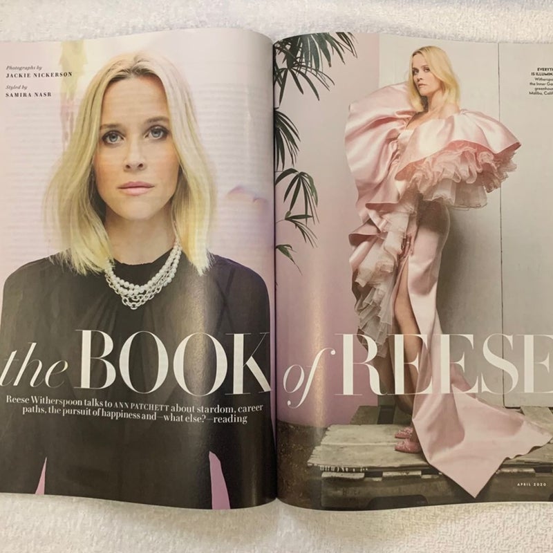  Vanity Fair Reese Witherspoon “ The Book of Reese” Issue April 2020 Magazine
