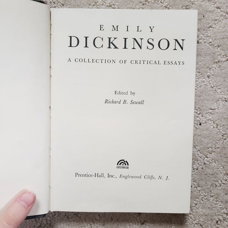 Emily Dickinson: A Collection of Critical Essays (1963)