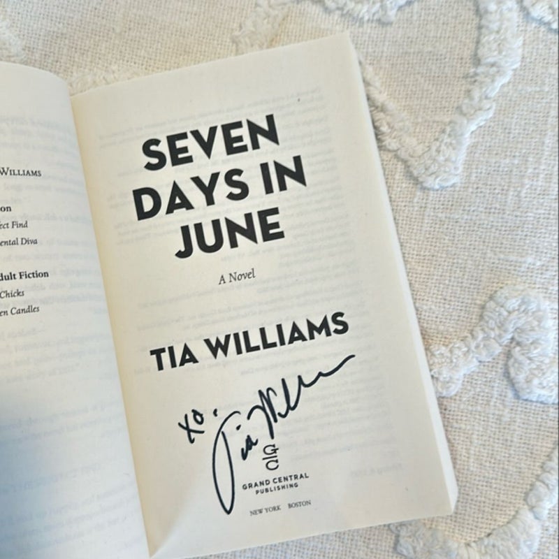 Seven Days in June SIGNED 