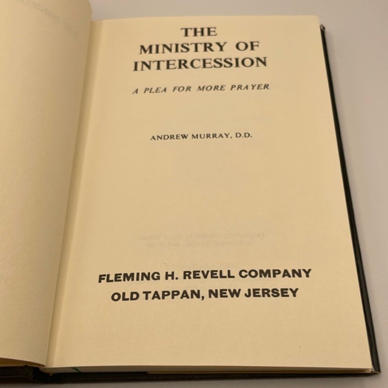 The Ministry of Intercession