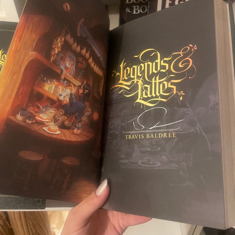 Legends and Lattes Deluxe Signed Hardcover - Wraithmarked