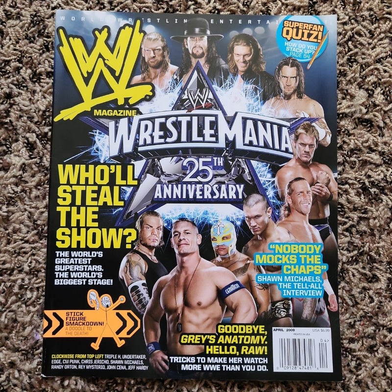 WWE magazines 