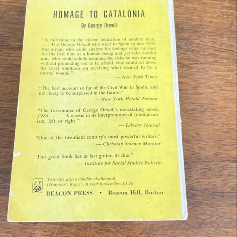 Homage to Catalonia