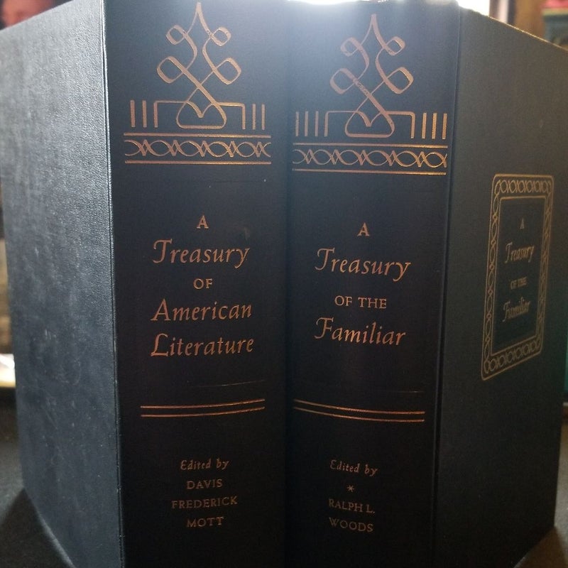 A Treasury of American  Literature/ A Treasury of The Familiar.
