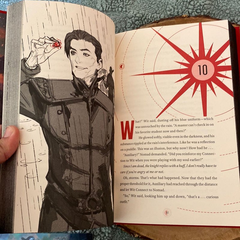 The Sunlit Man Kickstarter illustrated edition with bookmark
