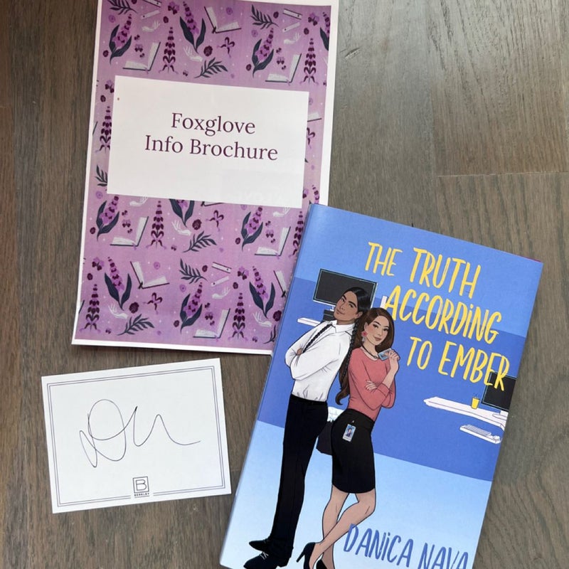 The Truth According to Ember - Signed Bookplate - Foxglove Romance