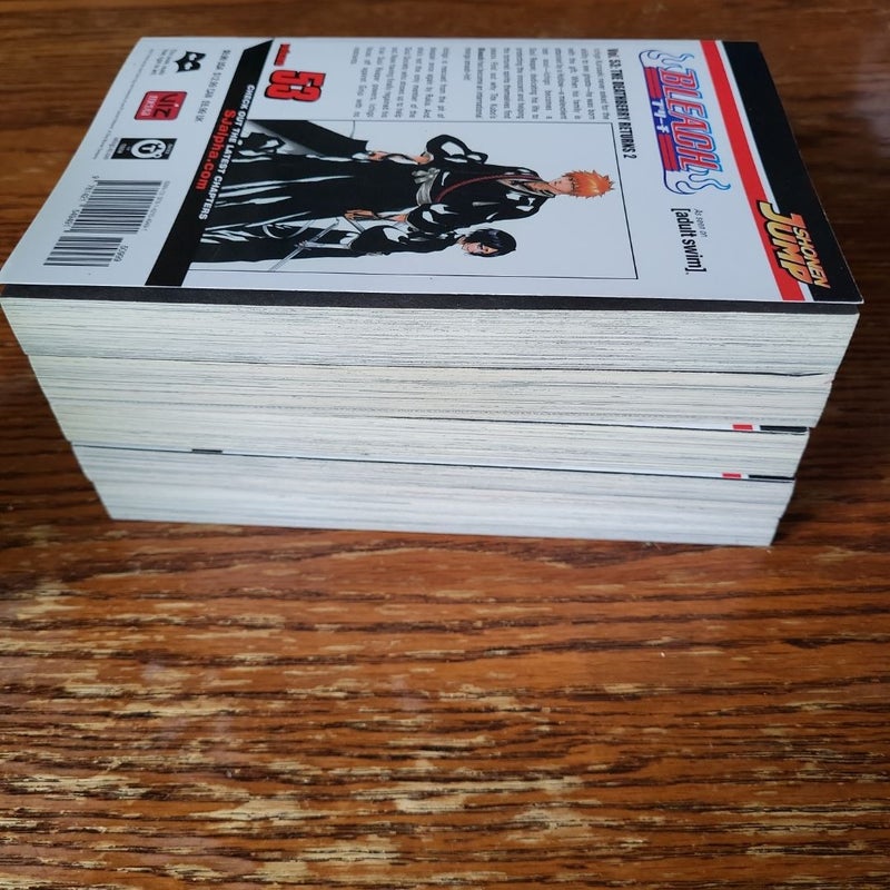 Bleach Manga Volumes 53, 54, 55, 57, 58 