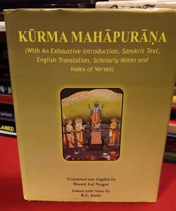 Kurma Mahapurana, scholarly notes and Index of Verses