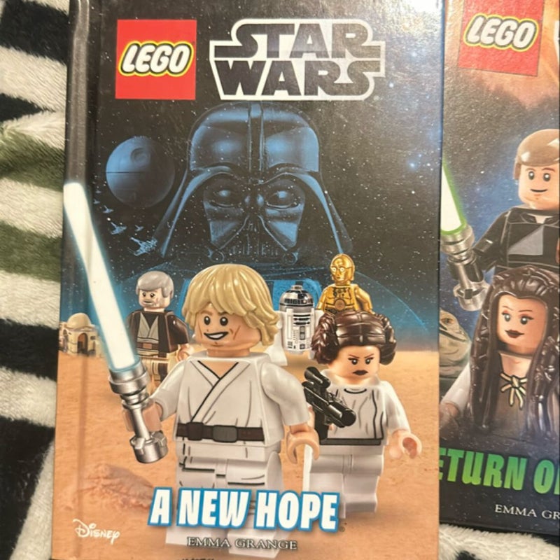 Three Star Wars and two Lego Star Wars bundle