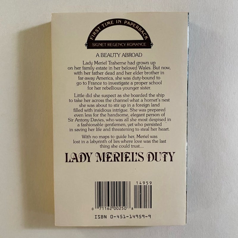 Lady Meriel's Duty