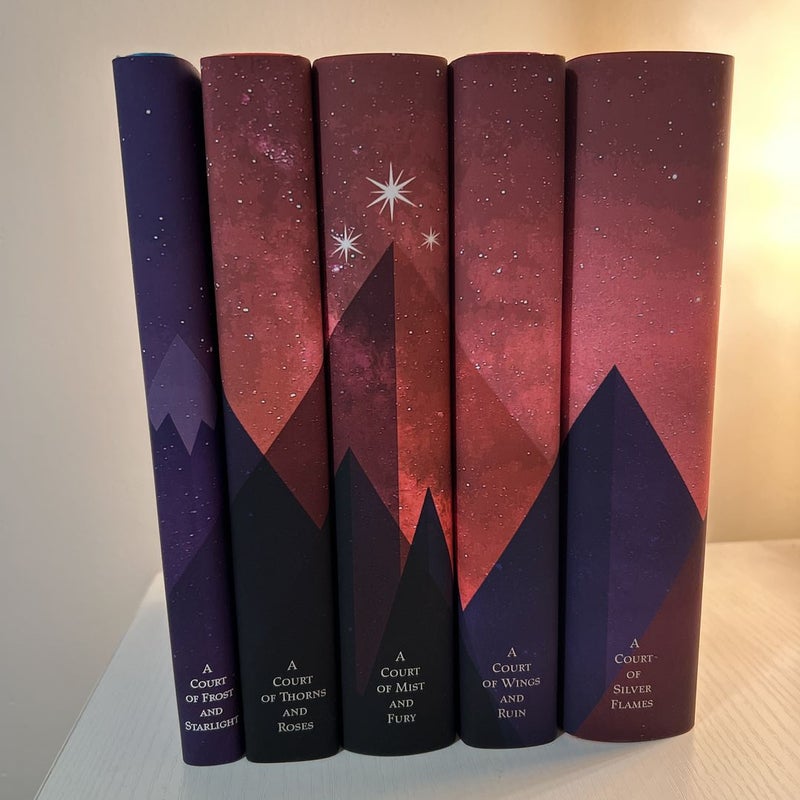 JACKETS ONLY ACOTAR Juniper Books Dust Jackets