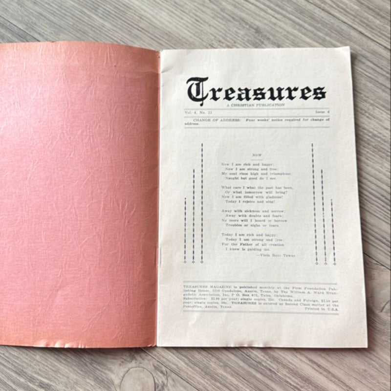 Treasures: Fear Not