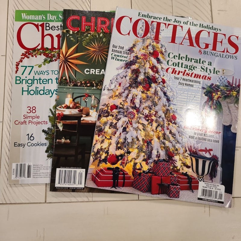 Various Christmas Magazines 