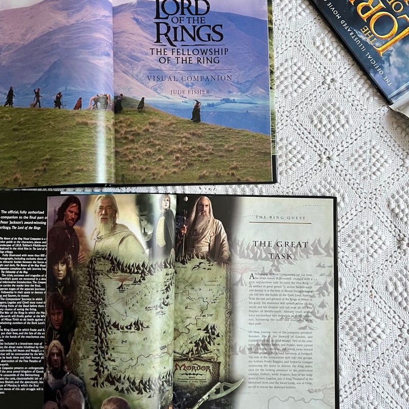 The Lord of the Rings Ultimate Visual Companion 3 Book Set