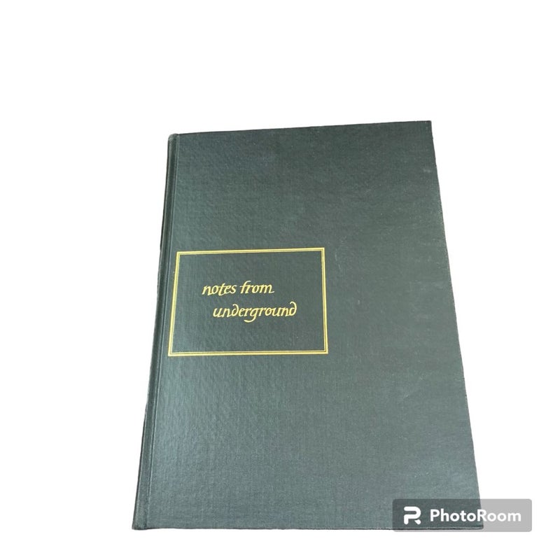 Notes from Underground & The Gambler -Dostoevsky- Heritage Press w/Slipcase 1967