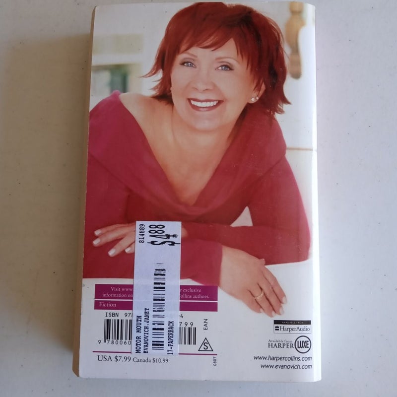 Janet Evanovich paperbacks X 4: Hot Stuff, Full Speed, Motor Mouth, Visions of Sugar Plums