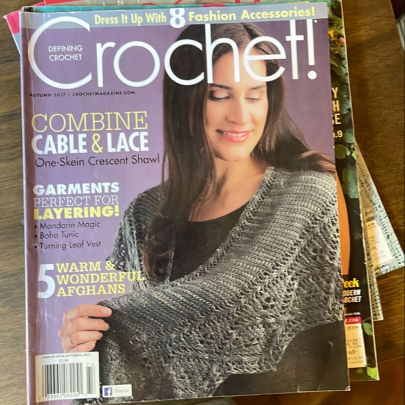 BUNDLE Crochet Booklets and Magazines 