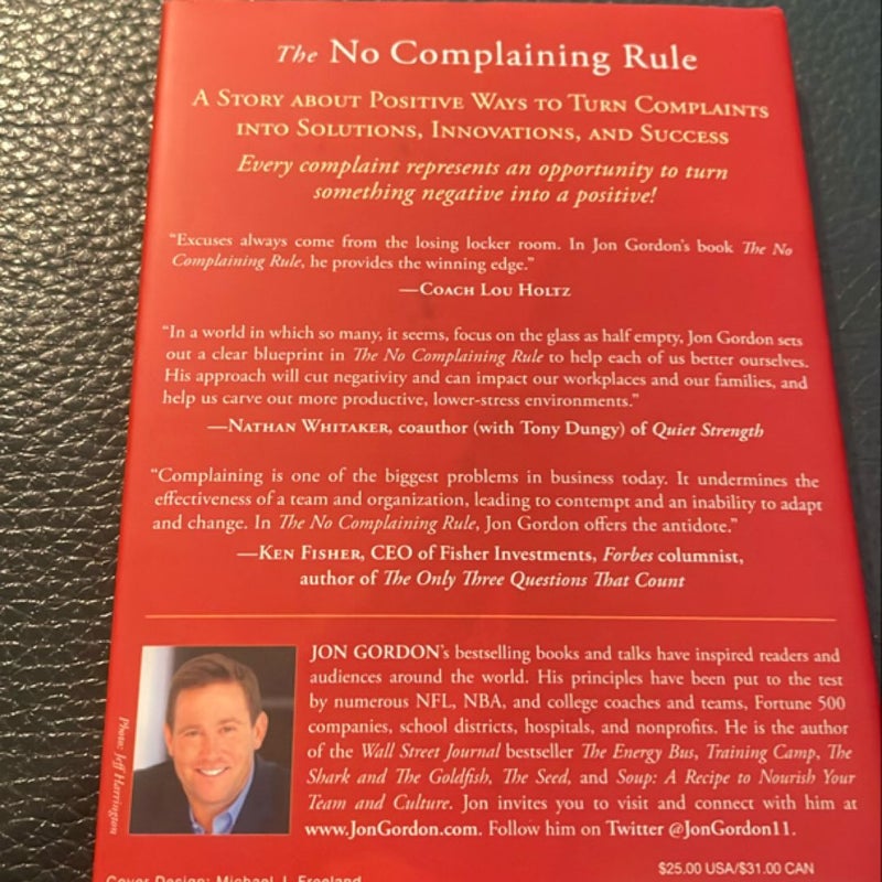 The No Complaining Rule