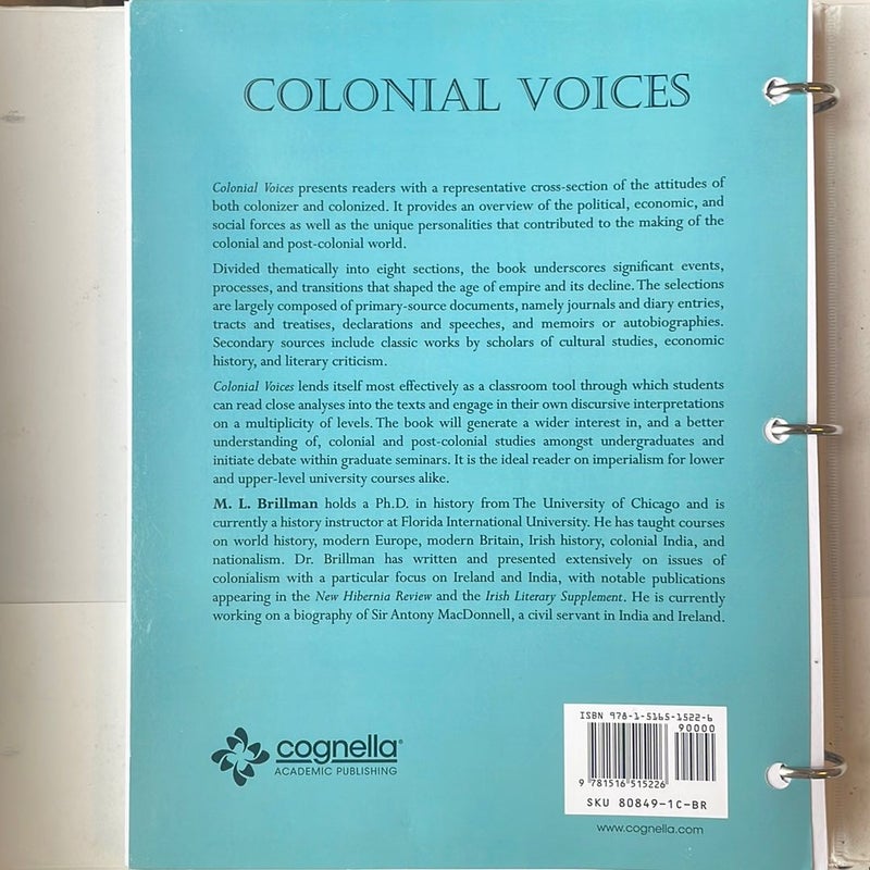 Colonial Voices