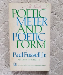 Poetic Meter and Poetic Form (1st Printing, 1965)