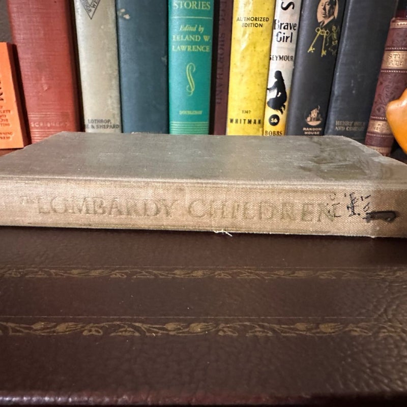1952 The Lombardy children First edition book