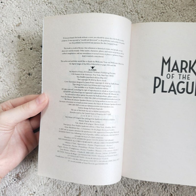 Mark of the Plague (This Aladdin Edition, 2017)
