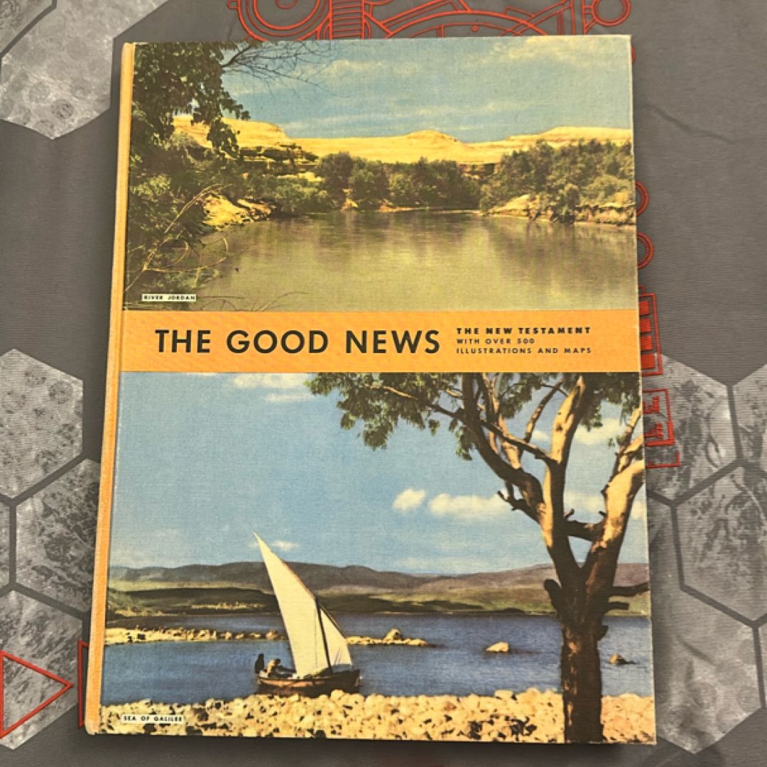 [VINTAGE 1970] The Good News : The New Testament (With over 500 Illustrations and Maps {SIGNED}