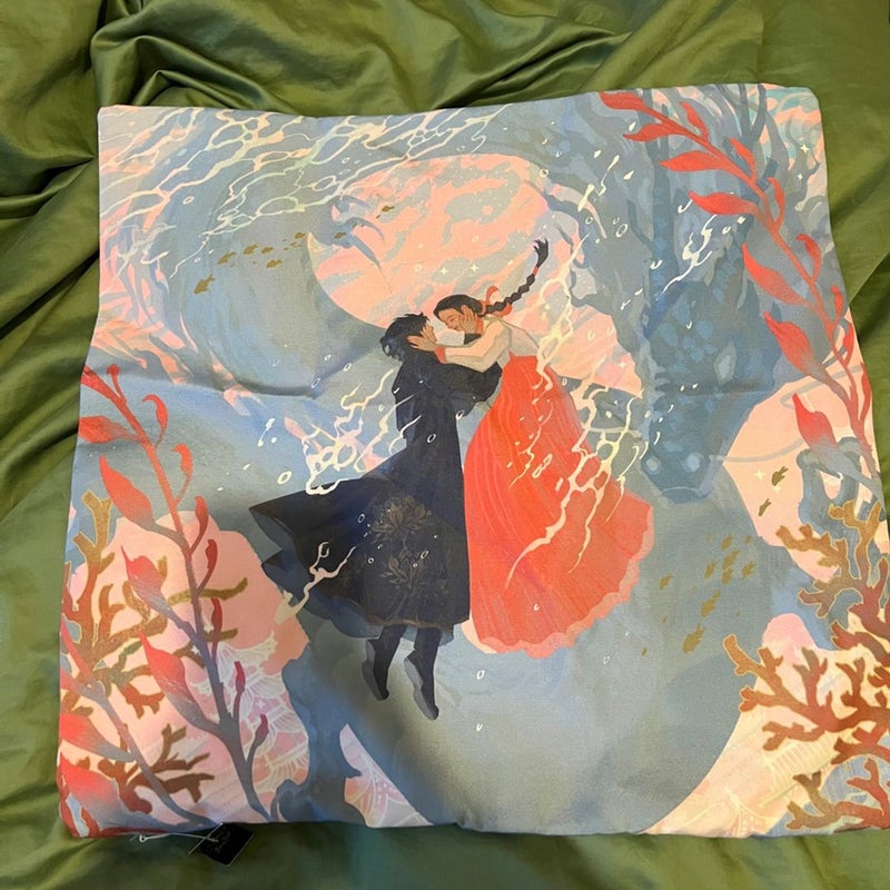 The Girl Who Fell Beneath the Sea Cushion Cover