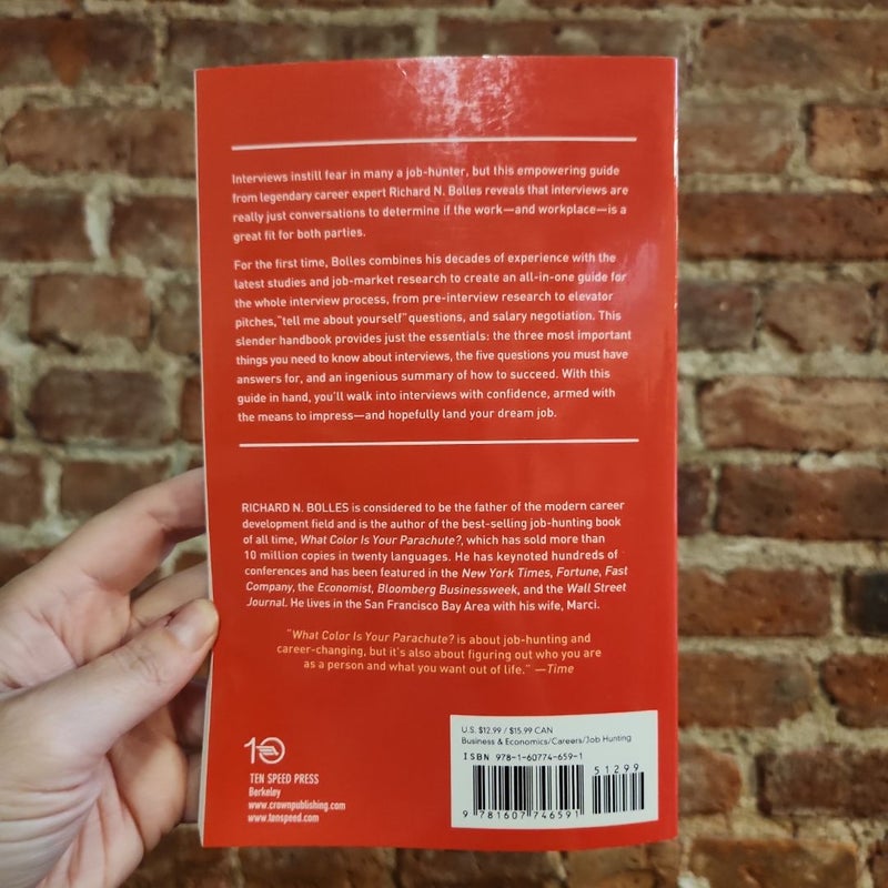 What Color Is Your Parachute? Guide to Rethinking Interviews