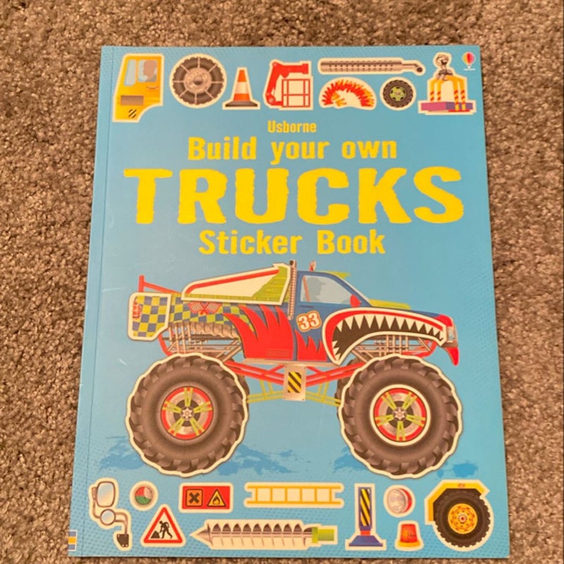 Build Your Own Trucks Sticker Book