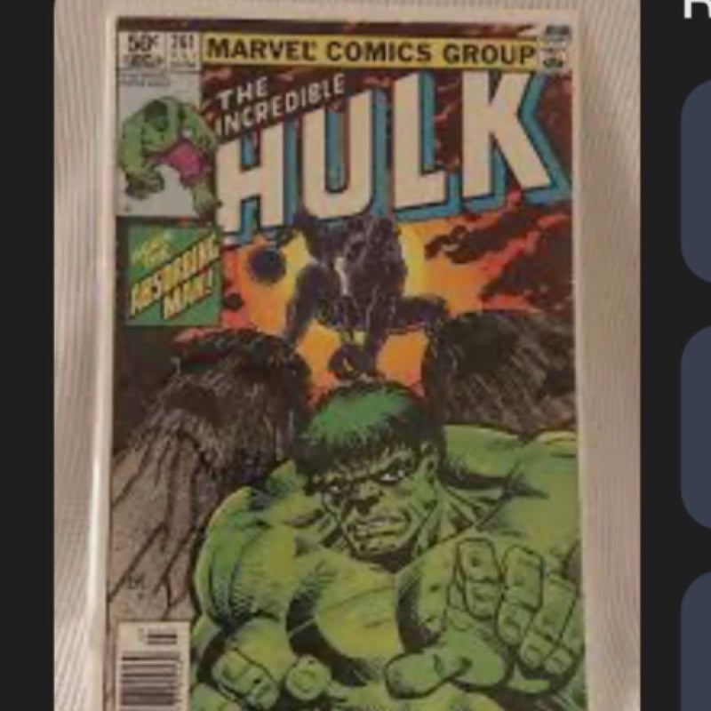 The Incredible Hulk #261 (Marvel Comics) *Absorbing Man Appearance 