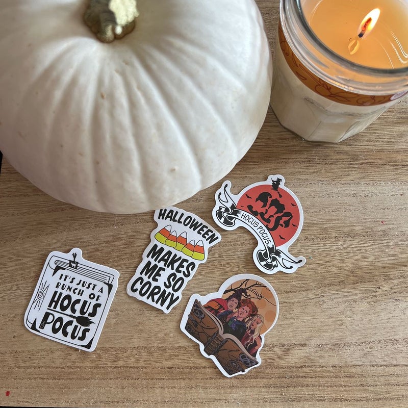 Halloween Hocus Pocus Bookish Sticker bundle