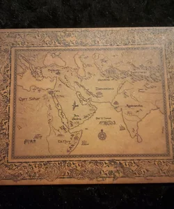 City of Brass wooden map
