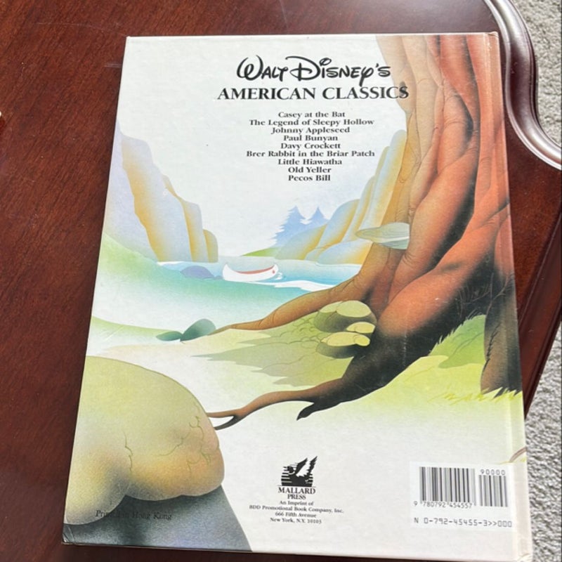 Walt Disney’s American Classics Little Hiawatha Vintage 1990 Large Hardcover Children’s Picture Book