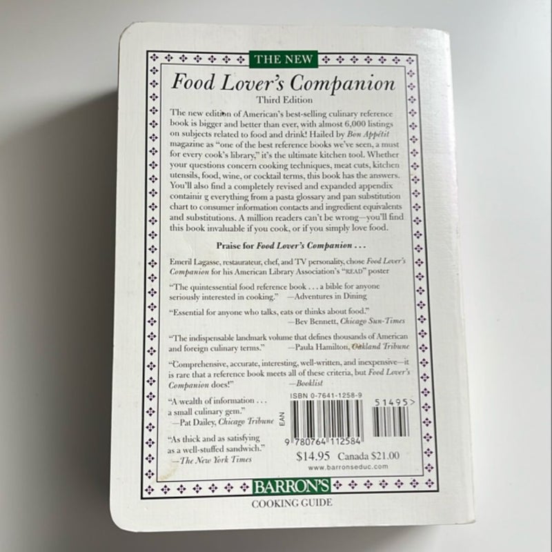 The New Food Lover's Companion