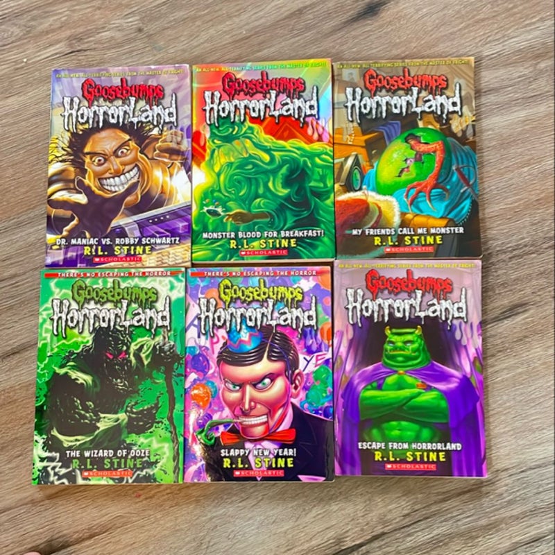 Goosebumps Horrorland Book Bundle 