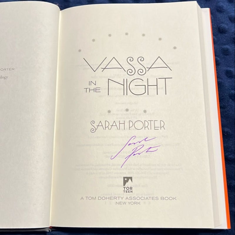 SIGNED: Vassa in the Night w/ goodies