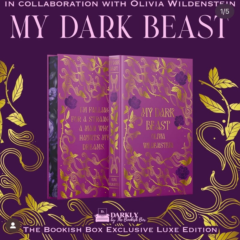 Bookish Box My Dark Beast SIGNED