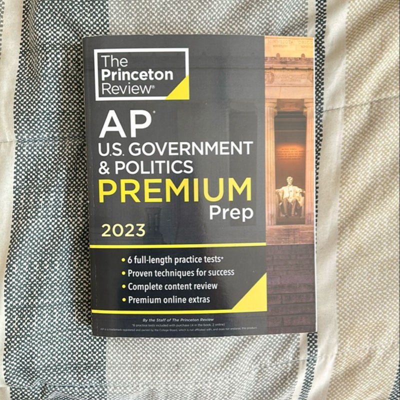 Princeton Review AP U. S. Government and Politics Premium Prep 2023