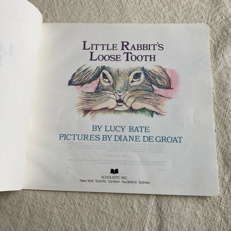 Little Rabbit's Loose Tooth by Lucy Bate, Paperback | Pangobooks