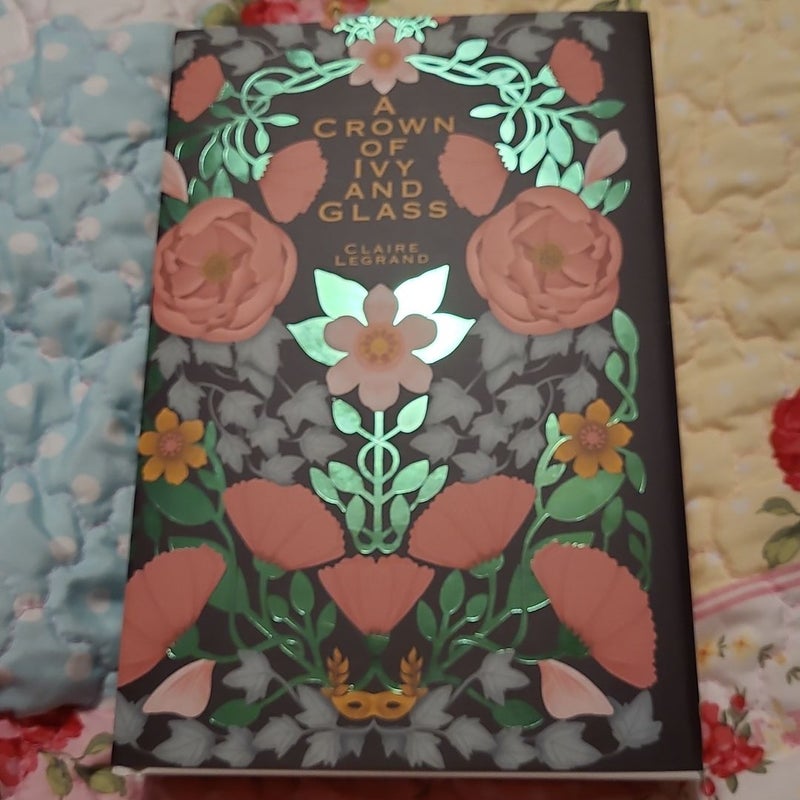 A Crown of Ivy and Glass Bookish Box *Original Dust Cover not the corrected one*