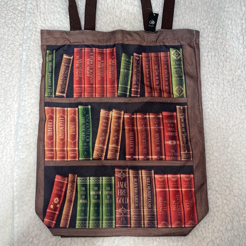 FAIRYLOOT Fantasy Bookshelf Tote Bag (NEW WITH TAG)