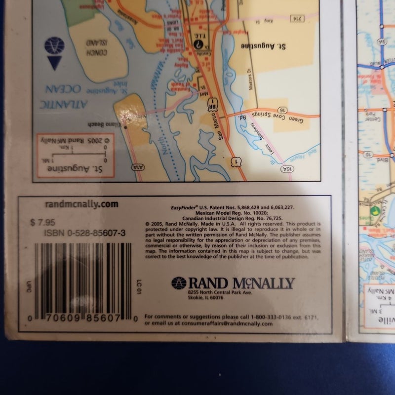 Rand McNally FLORIDA Easy Finder Map